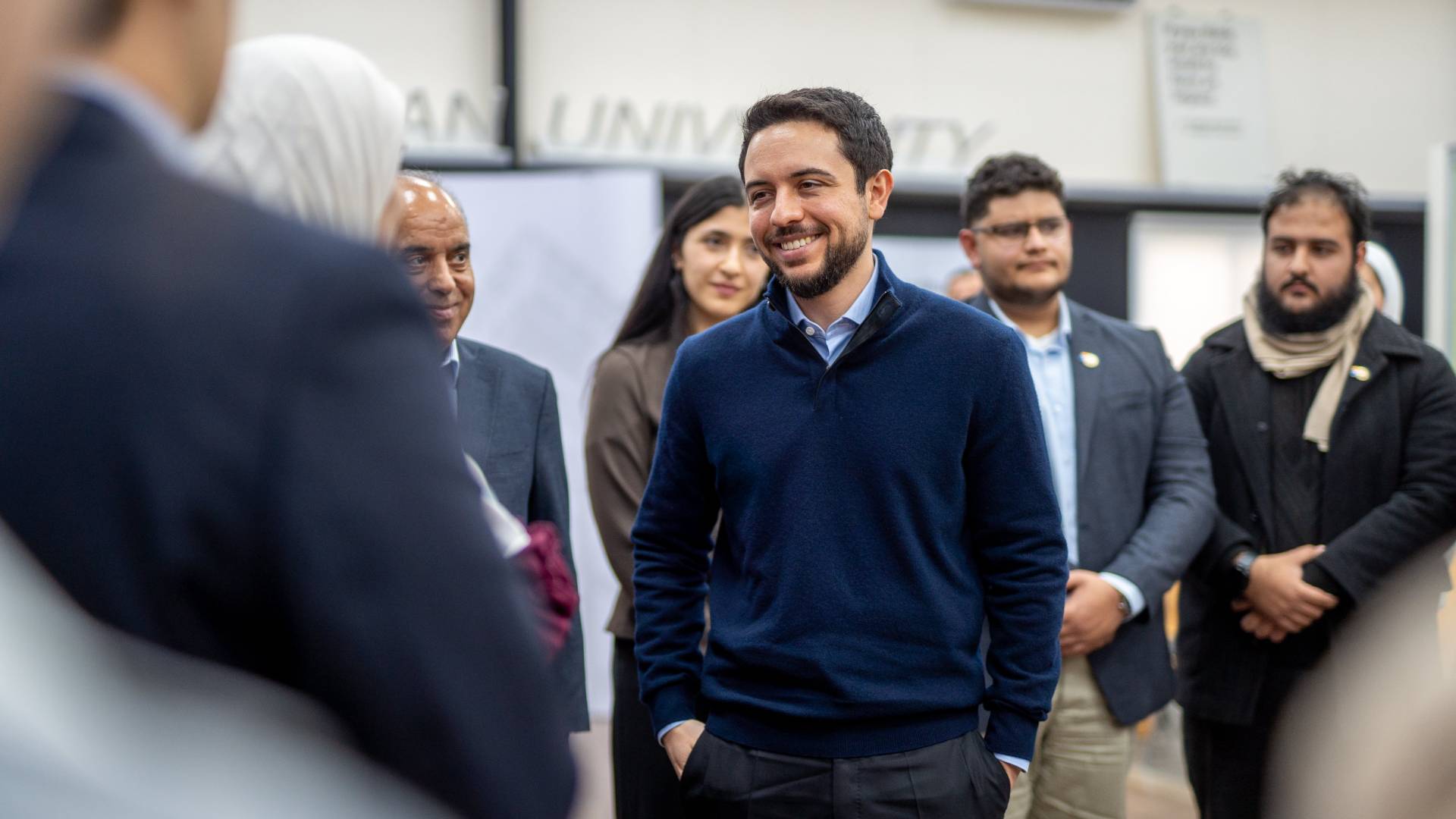 ولي العهد يزور الجامعة الألمانية الأردنية