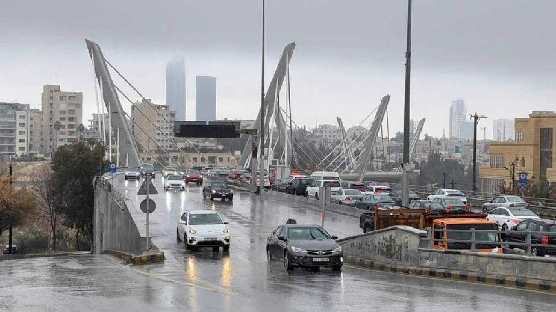 أمطار في العاصمة عمان