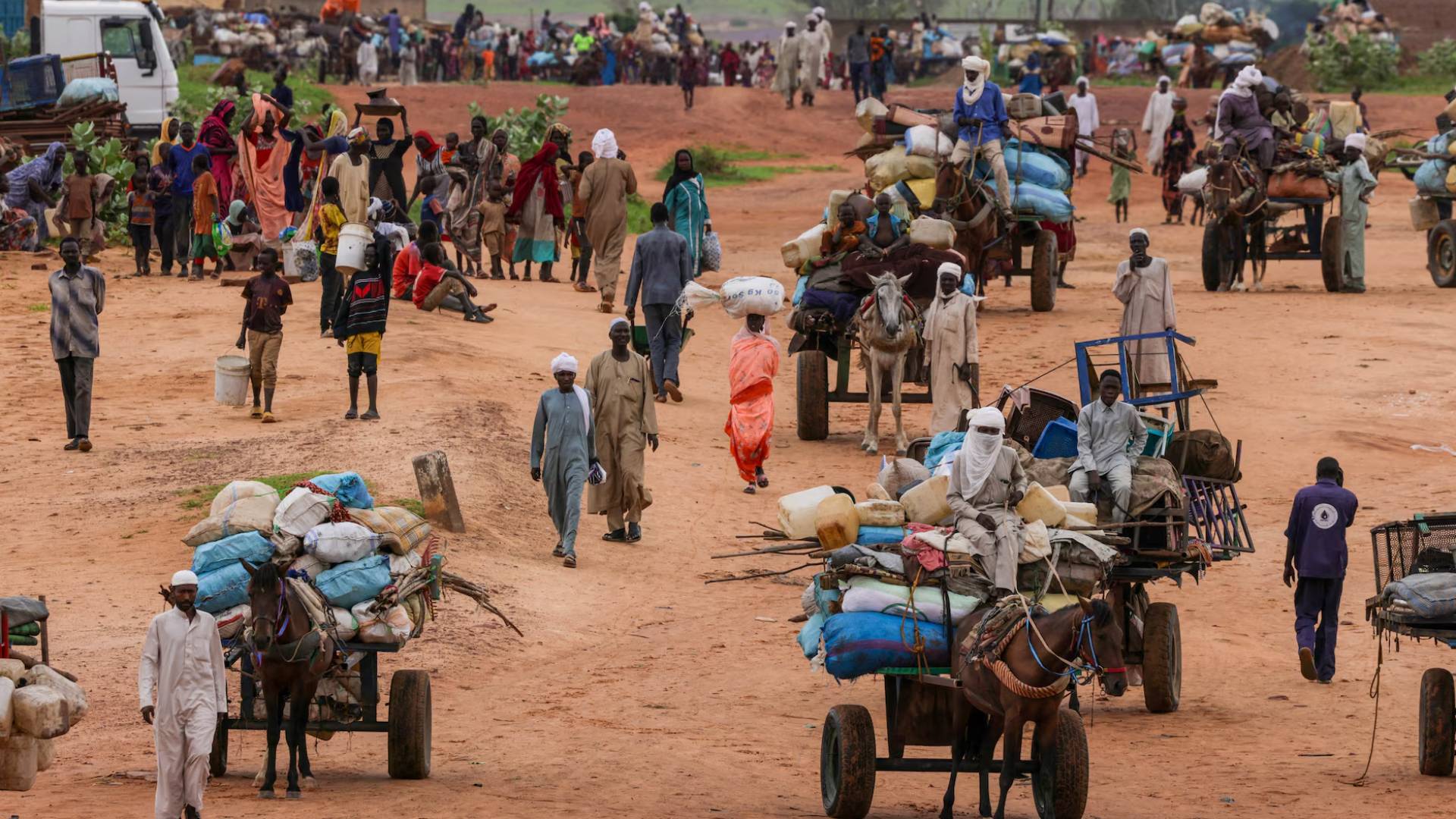 النزوح في دارفور السودانية