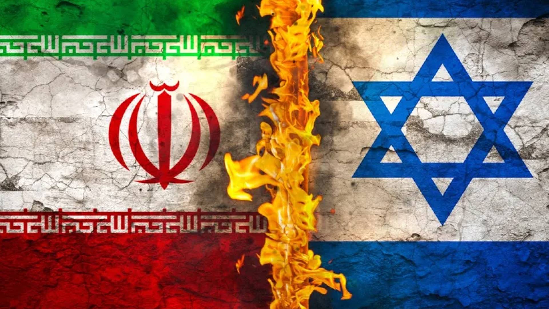 علم الاحتلال وعلم إيران