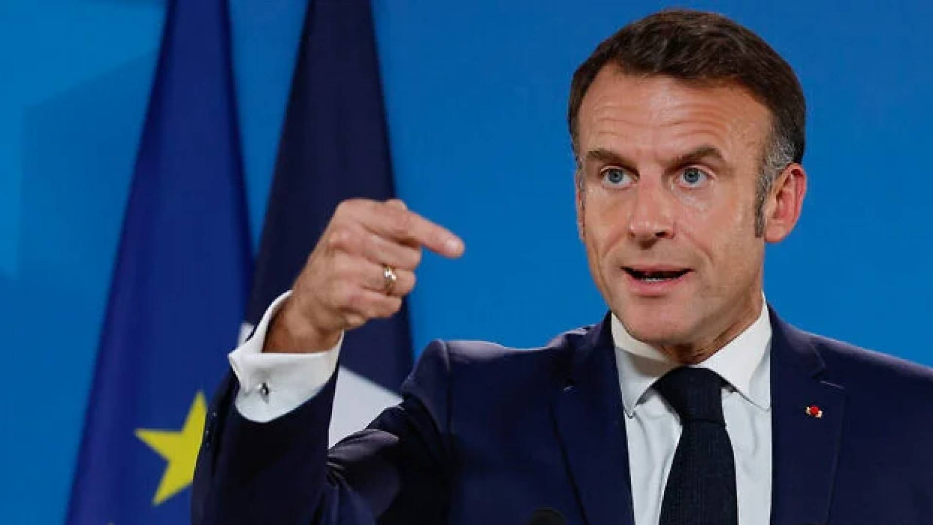 الرئيس الفرنسي إيمانويل ماكرون