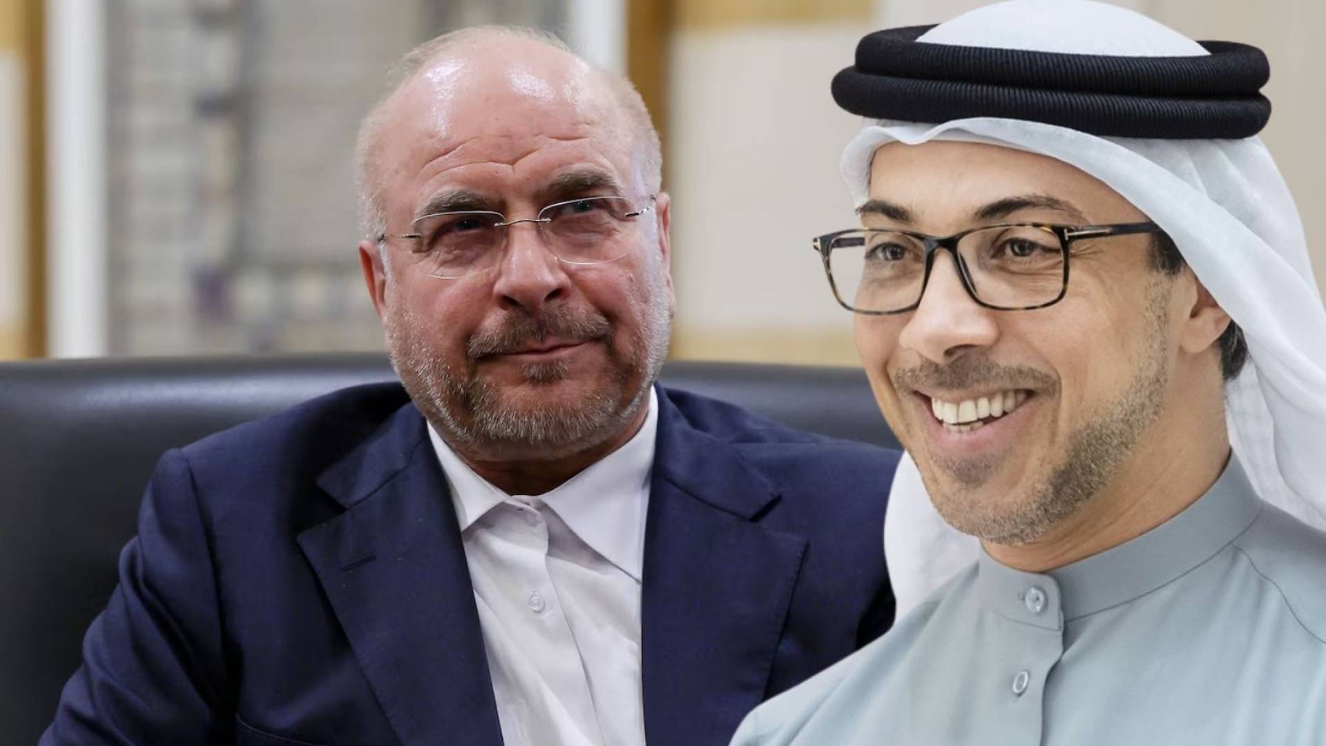 منصور بن زايد ال نهيان وقاليباف