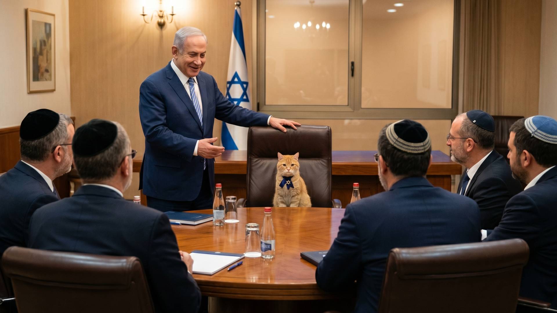 صورة مولدة بالذكاء الاصطناعي لنتنياهو