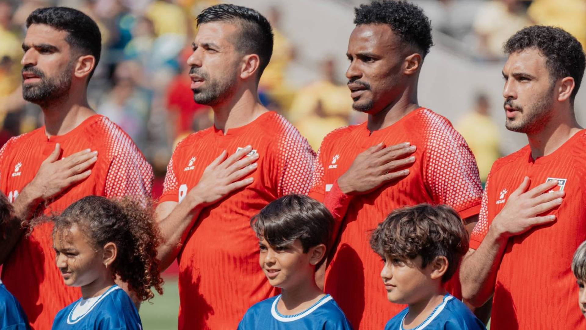 لاعبي منتخب النشامى