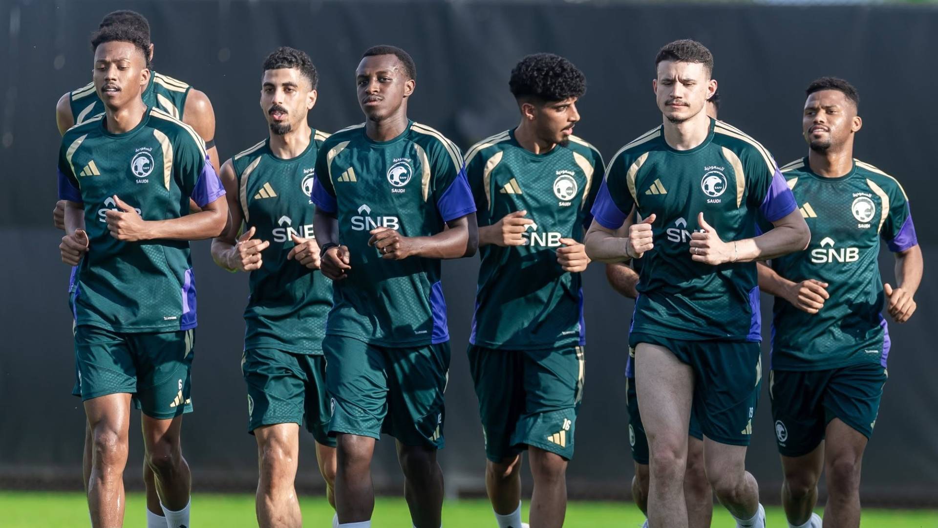 من تدريبات المنتخب السعودي
