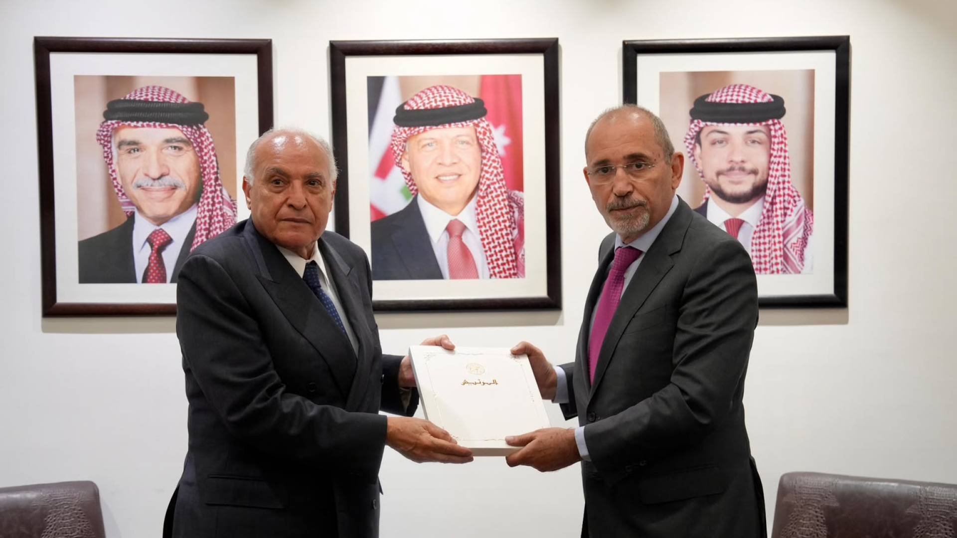 وزير الخارجية أيمن الصفدي و ووزير خارجية الجزائر أحمد عطاف