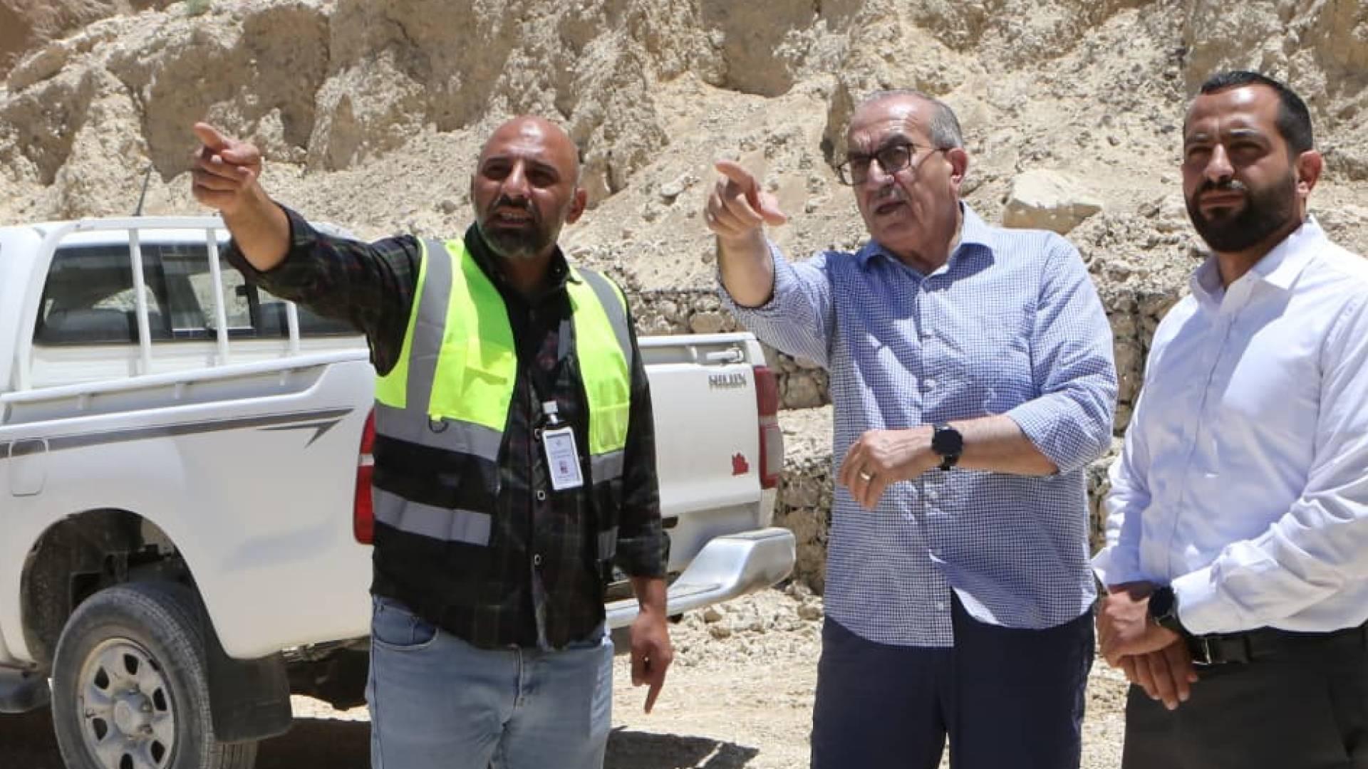 جولة وزير الأشغال بالكرك