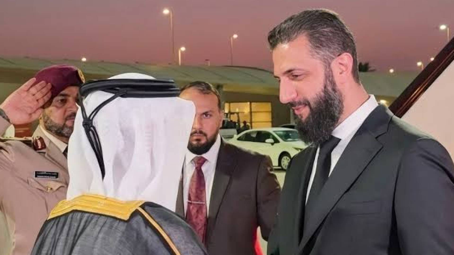 الرئيس السوري احمد الشرع يصل إلى قطر