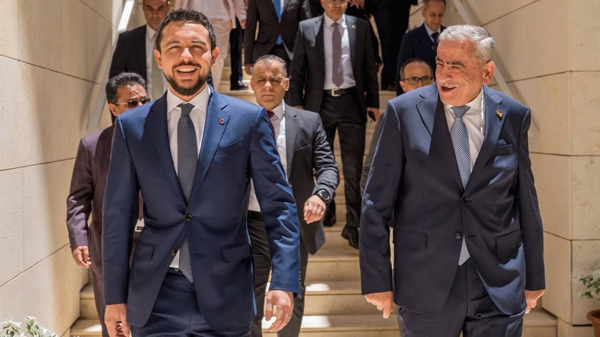 ولي العهد في رحاب الجامعة الأردنية