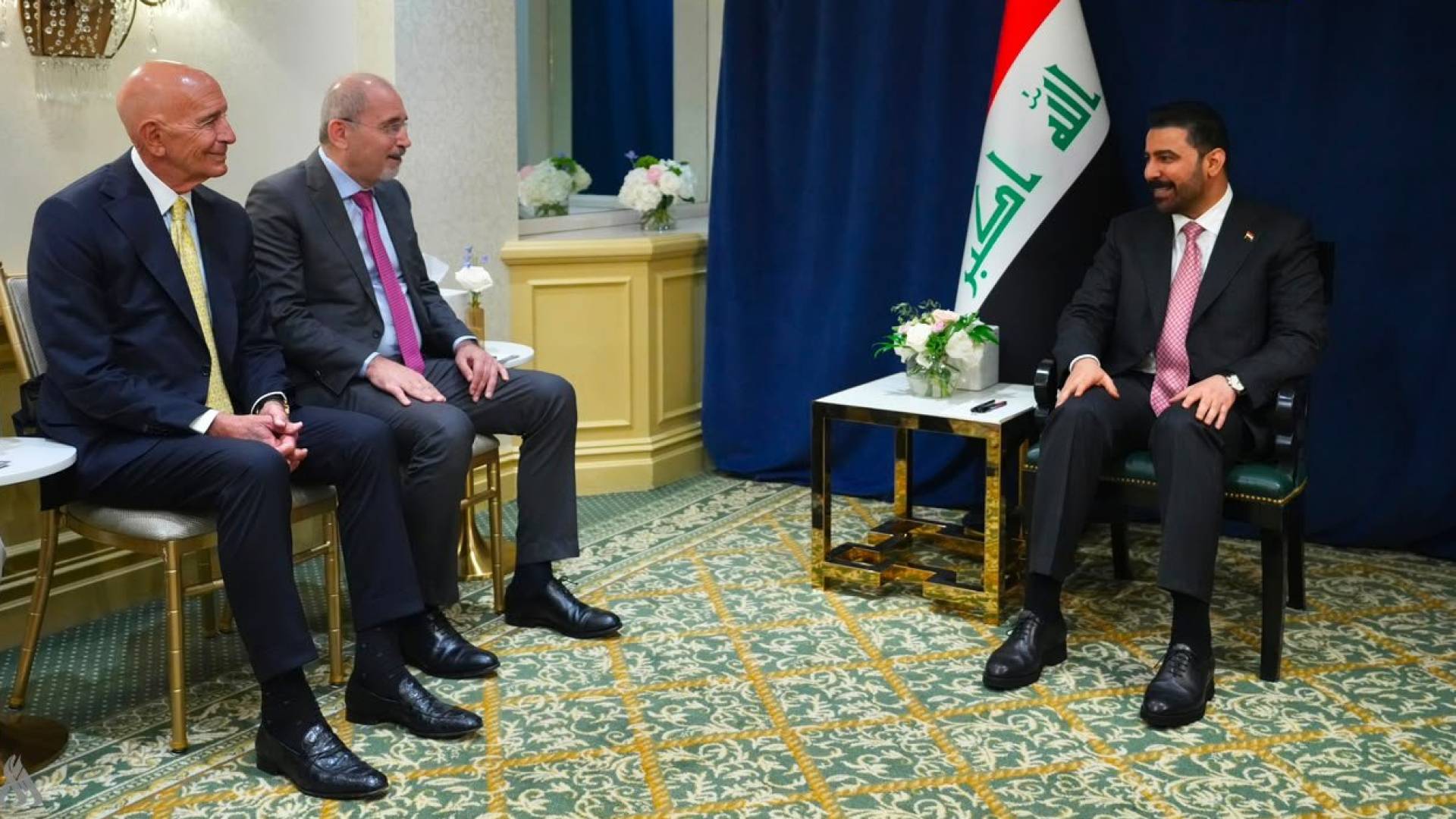 وزير الخارجية ايمن الصفدي ورئيس وزراء العراق علي الزيدي