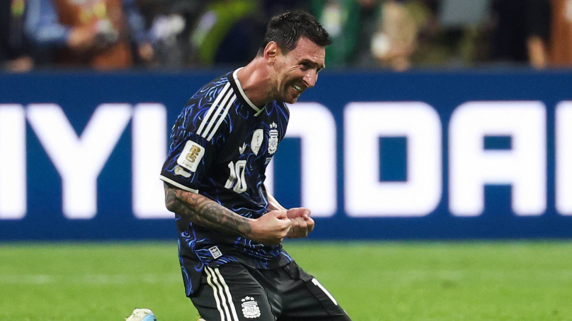 فرحة ميسي لوصوله لنهائي كأس العالم 2026