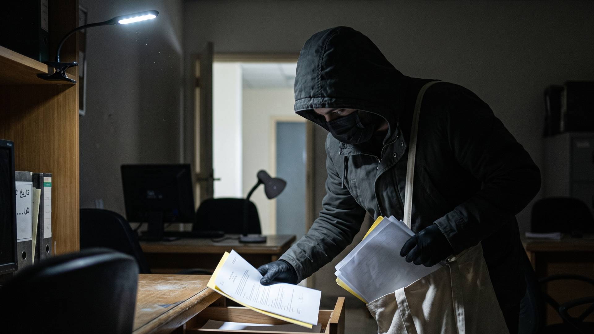 صورة تعبيرية لسرقة وثائق