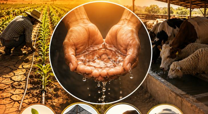 إرشادات عاجلة للمزارعين ومربي الثروة الحيوانية لمواجهة موجات الحر
